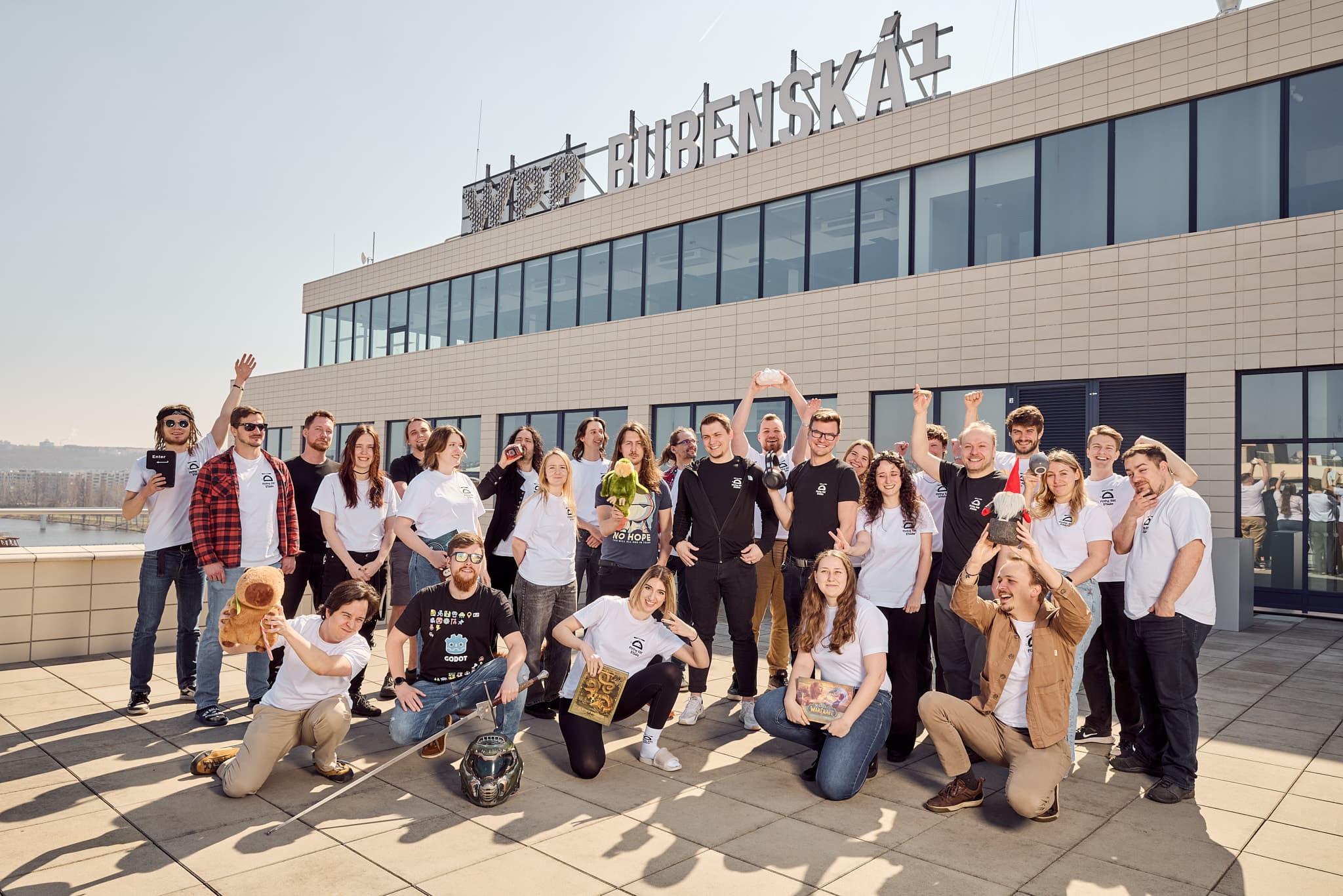 Flying Rat Studio team at Bubenska headquarters